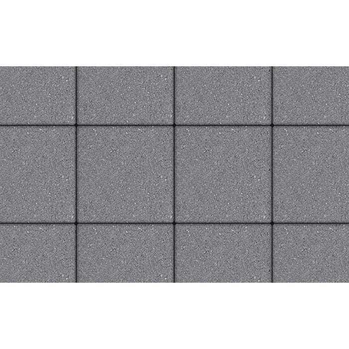Плитка тротуарная Квадрат (ЛА-Линия) Б.1.К.6 Гранит серый 300х300х60 мм